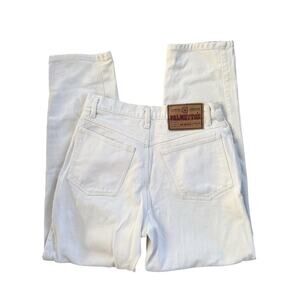 Vtg 1990s Palmettos White High Waisted Jeans Size 5